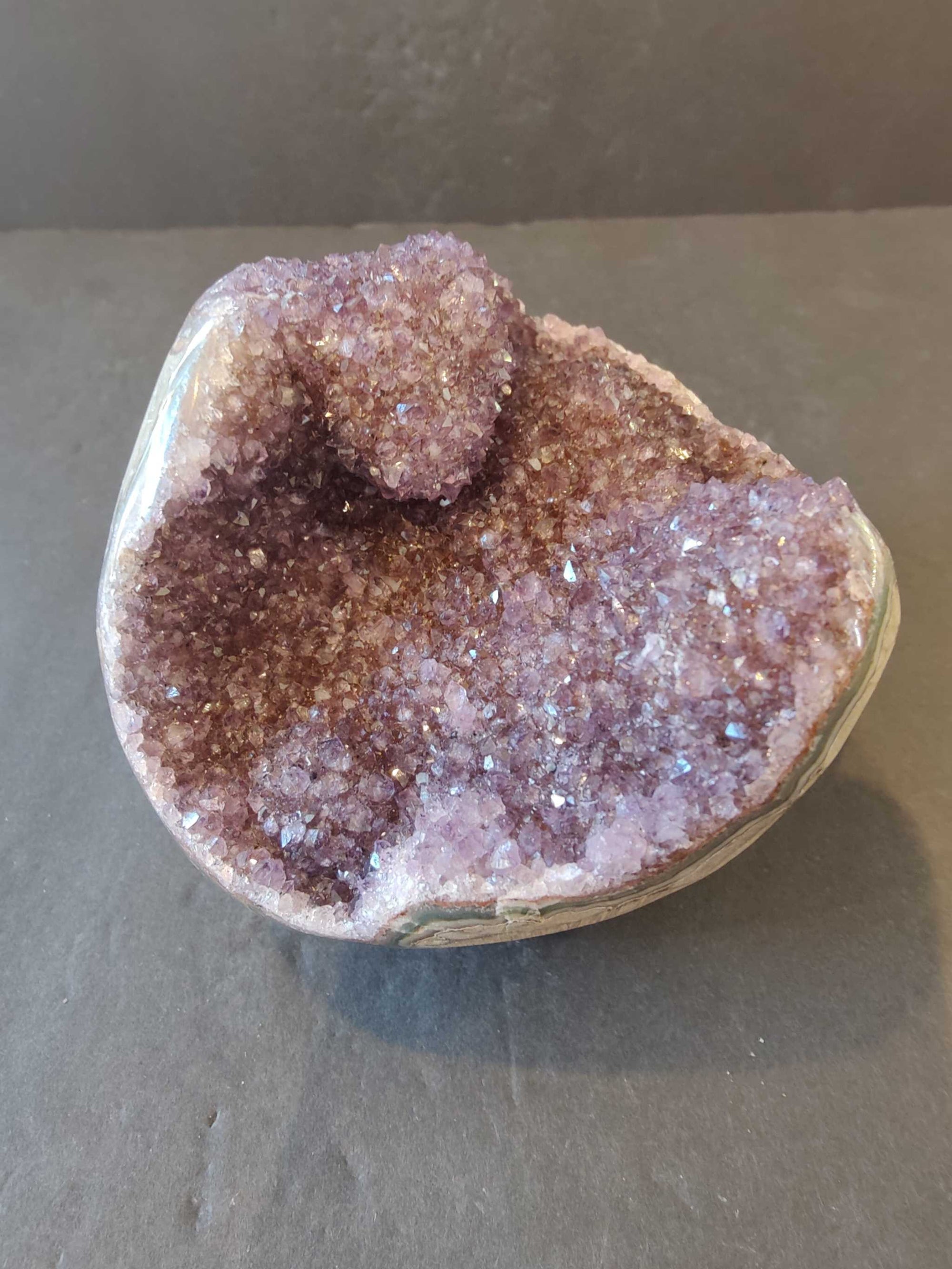 Amethyst Cut Base Geode