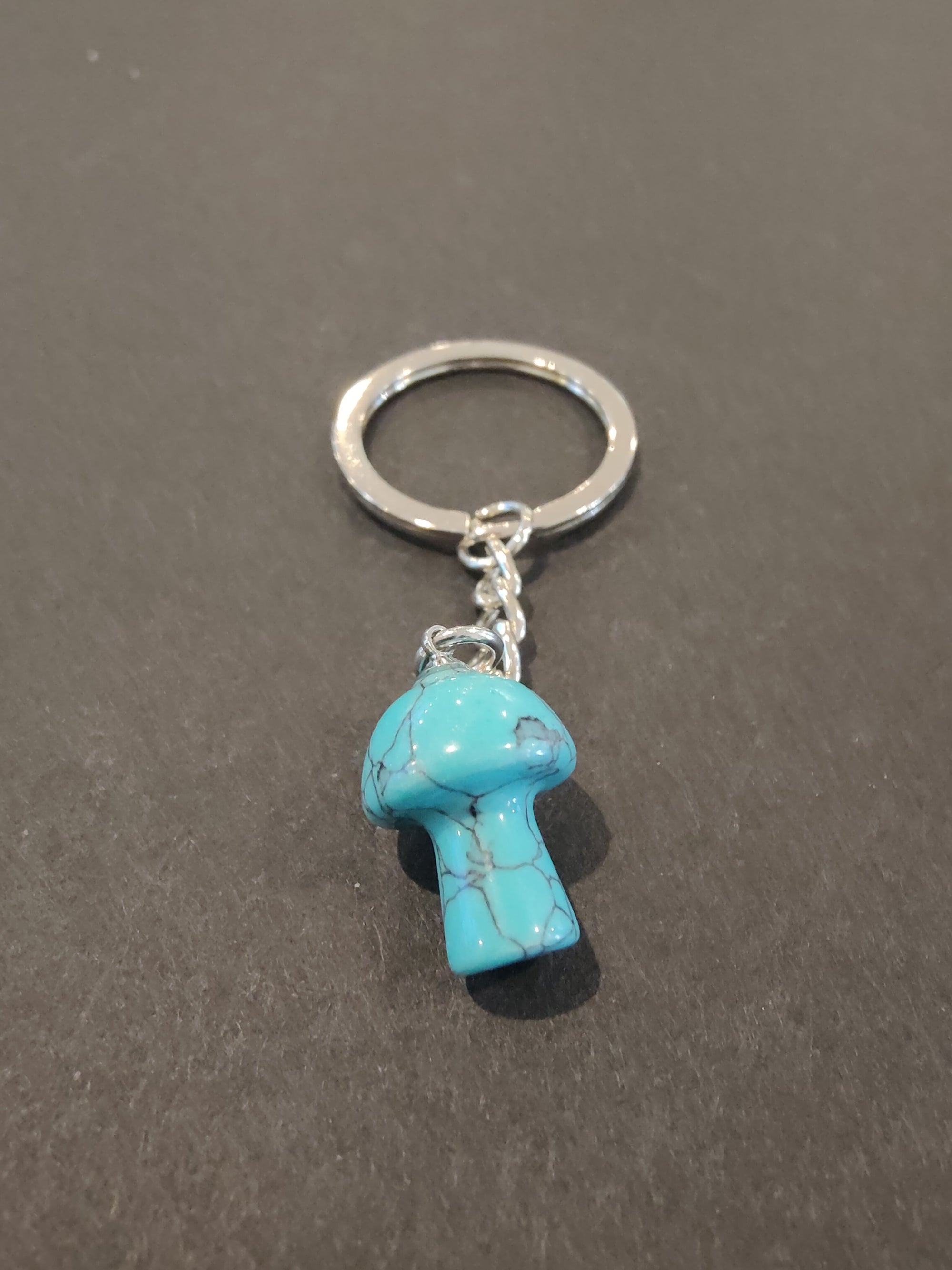 Stone Mushroom Keychain
