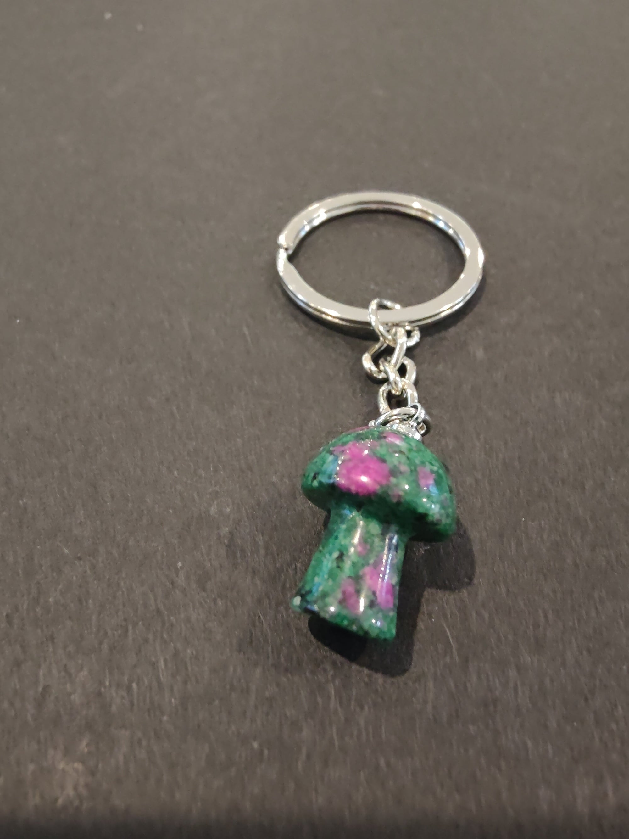 Stone Mushroom Keychain