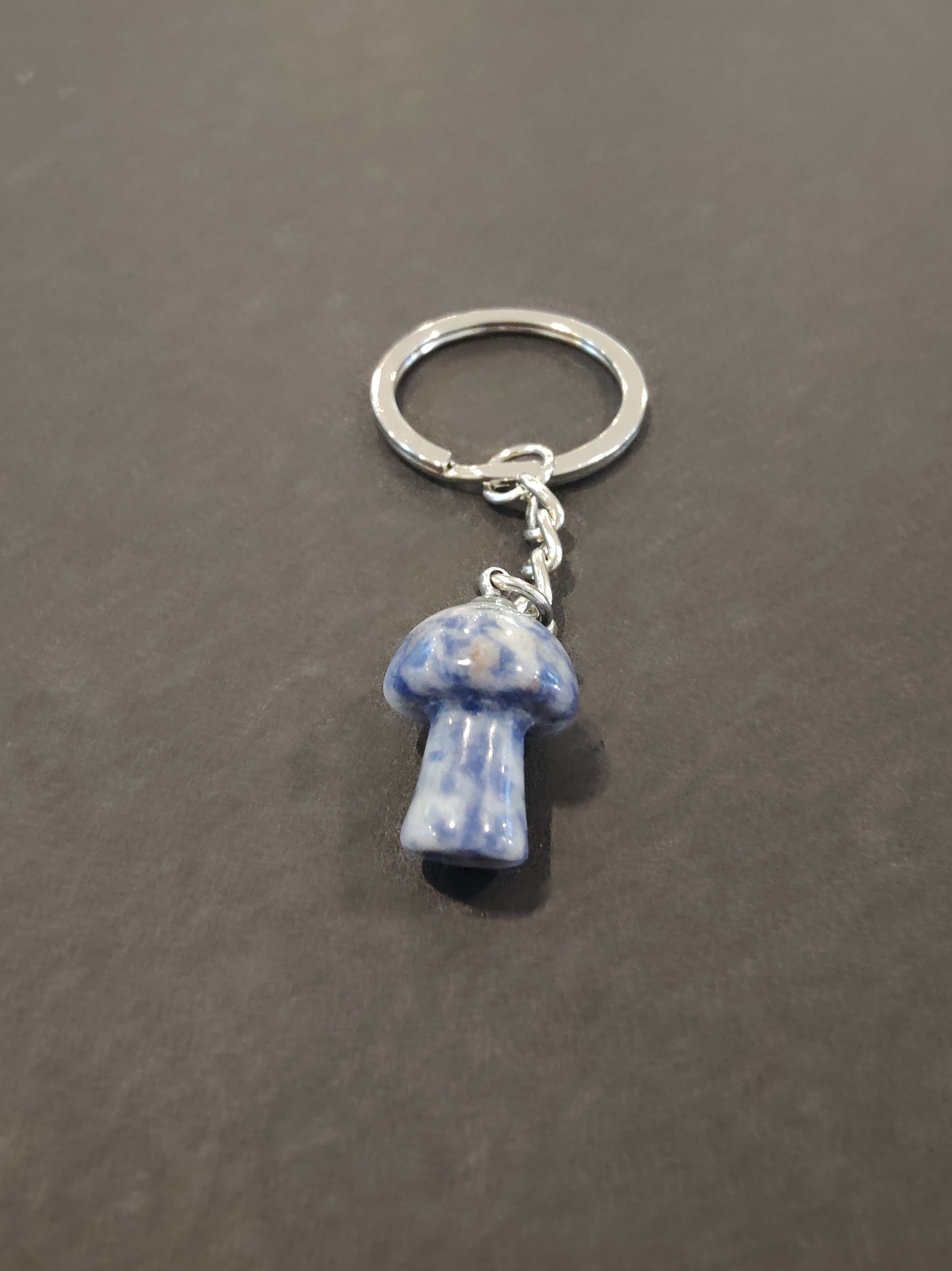 Stone Mushroom Keychain
