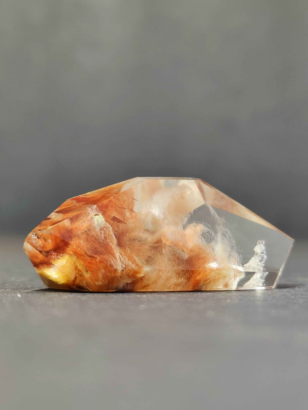 Amphibole (Angel Phantom) Quartz Polished Freeform (SM)
