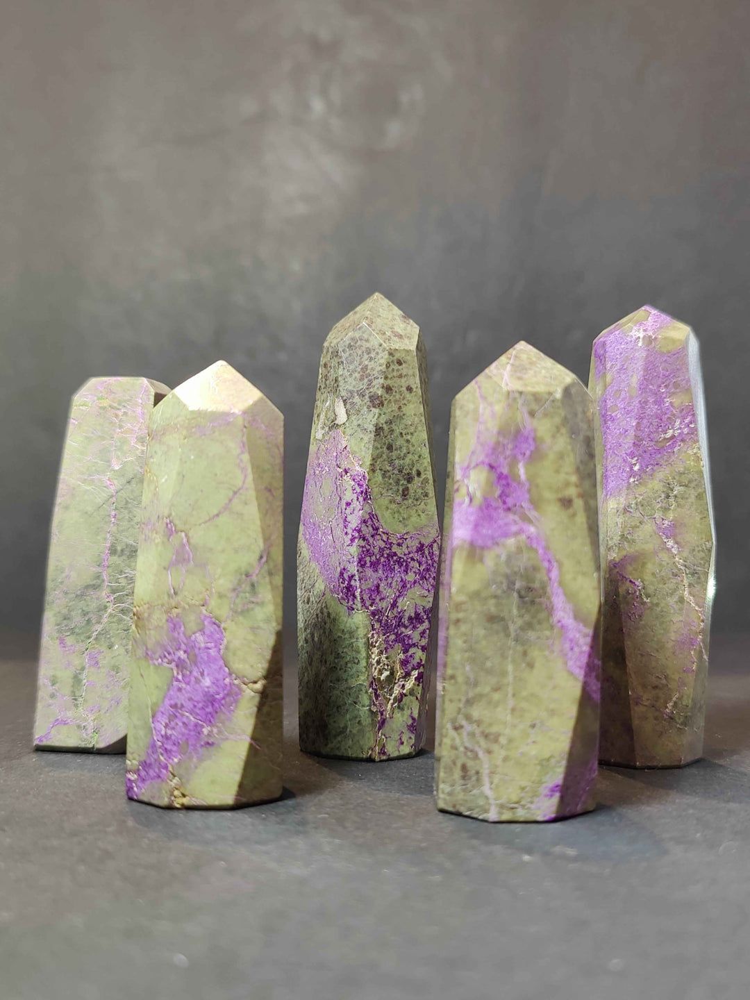 Atlantisite (Stichtite with Serpentine) Polished Tower Sculpture