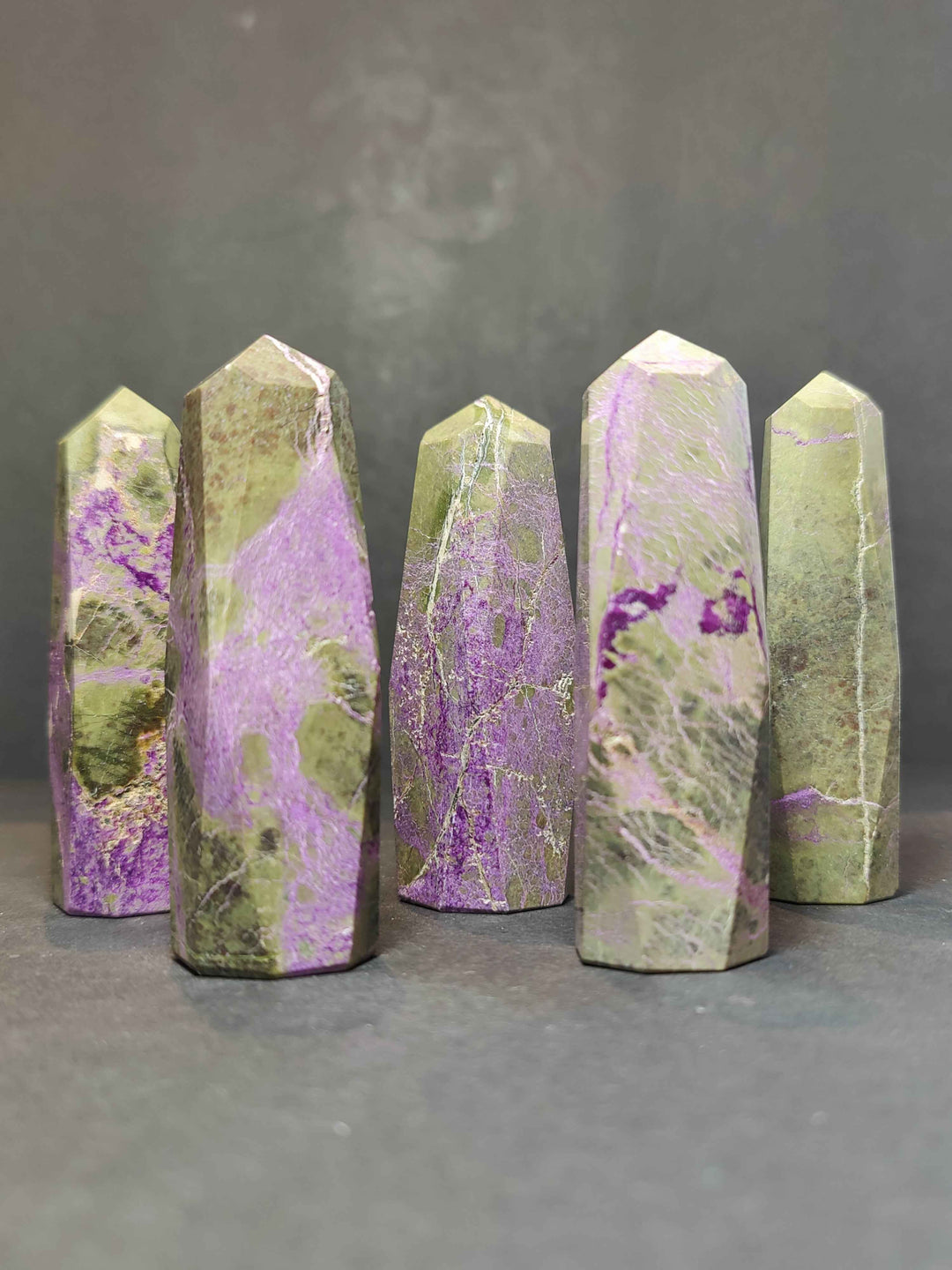 Atlantisite (Stichtite with Serpentine) Polished Tower Sculpture