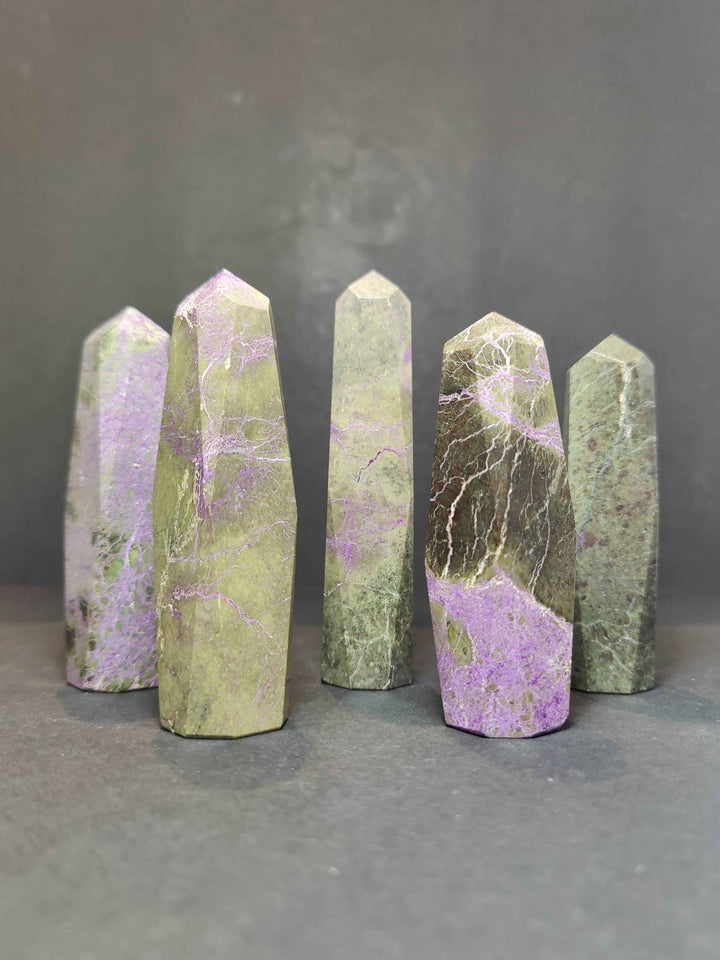 Atlantisite (Stichtite with Serpentine) Polished Tower Sculpture