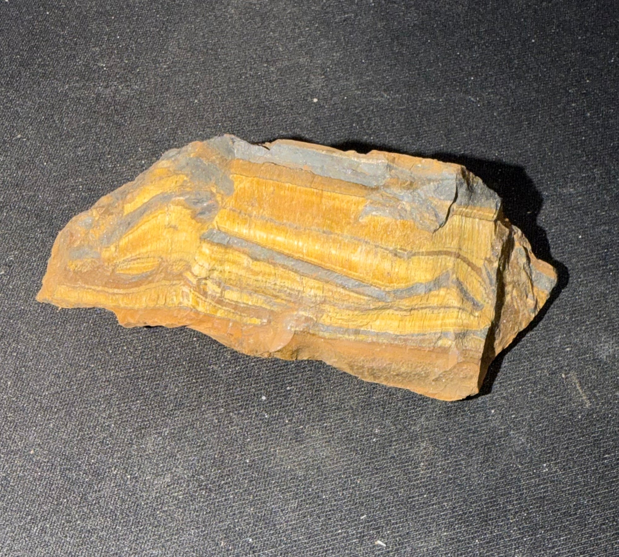 Rough African Top Gold Tiger Eye Specimen