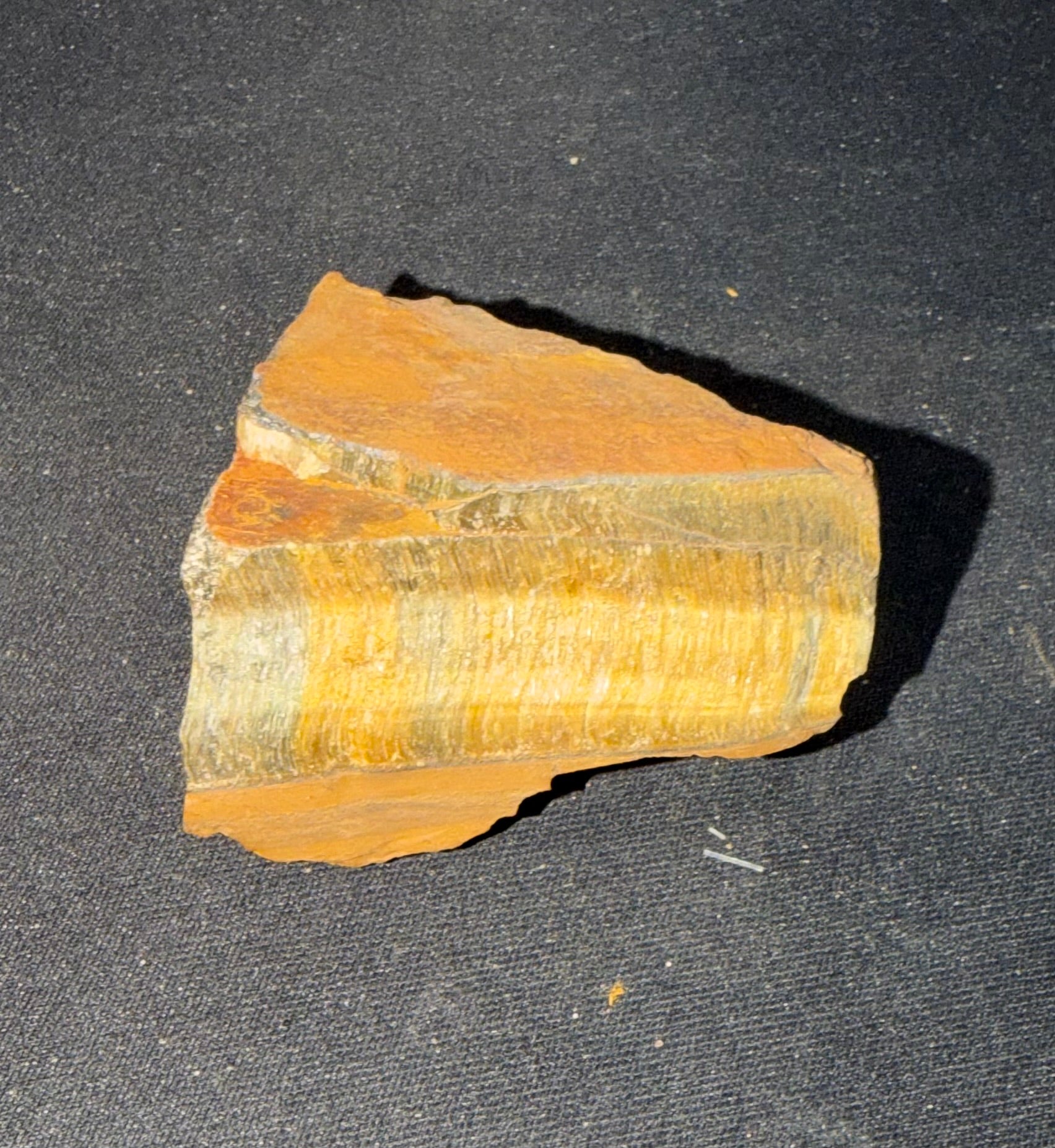 Rough African Top Gold Tiger Eye Specimen
