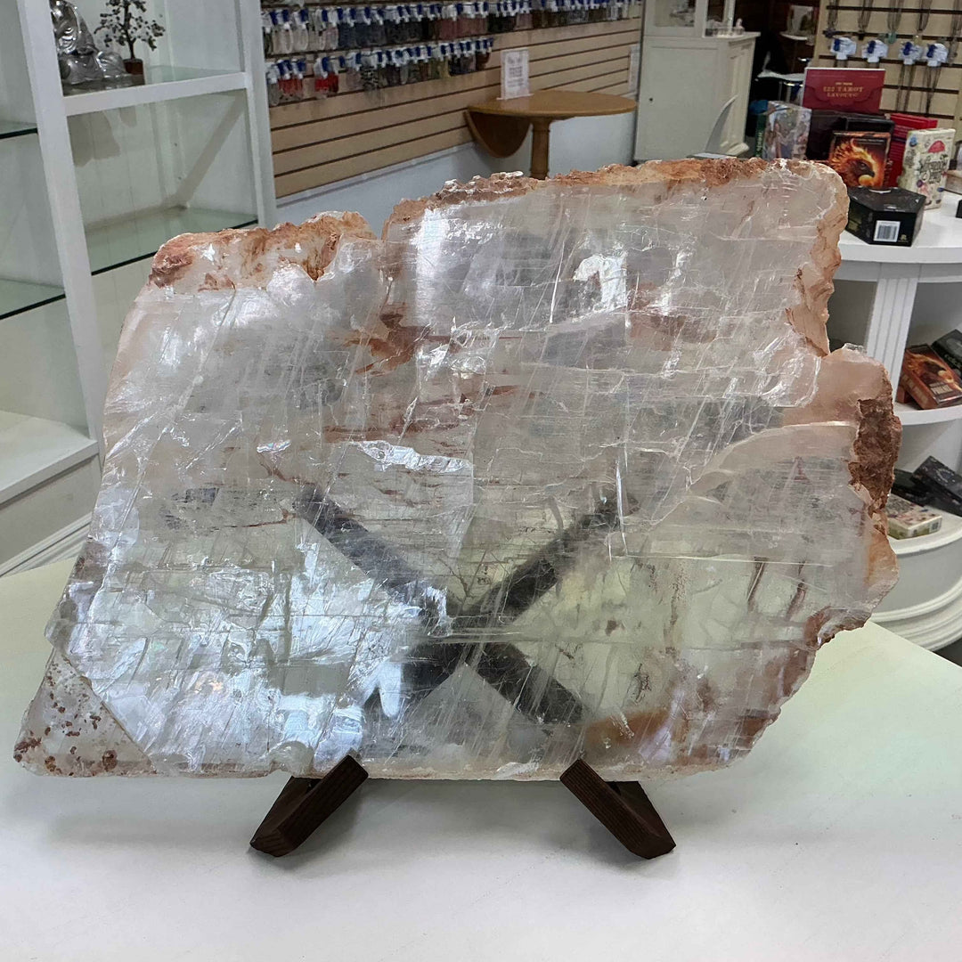 Selenite Specimen  - 2" Thick Sheet ~ 15.5 x 12"