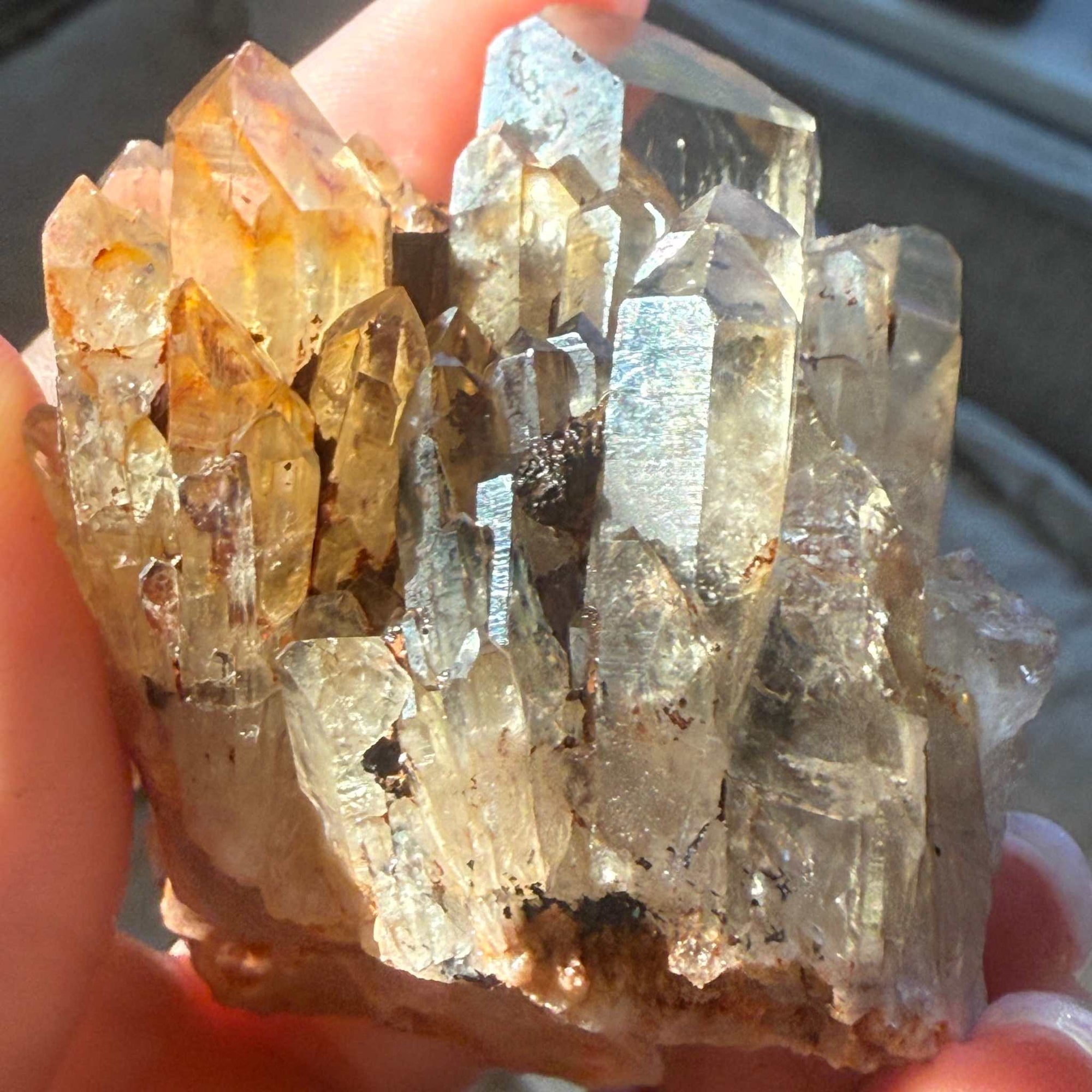 Natural Kundalini Citrine Fortress Cluster 🛡️✨🌄