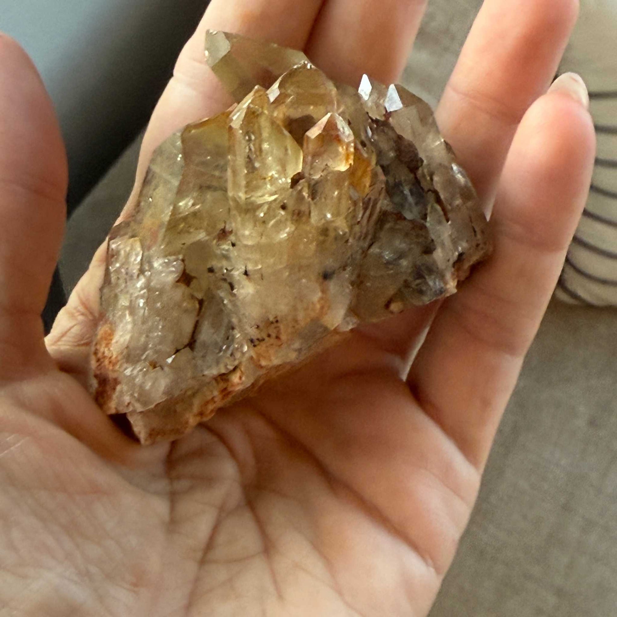 Natural Kundalini Citrine Fortress Cluster 🛡️✨🌄