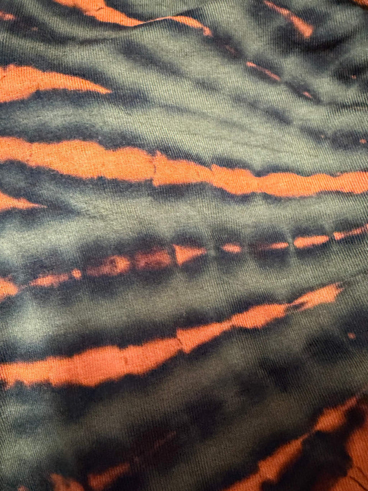 High Waisted Tie-Dye Fringe Shorts
