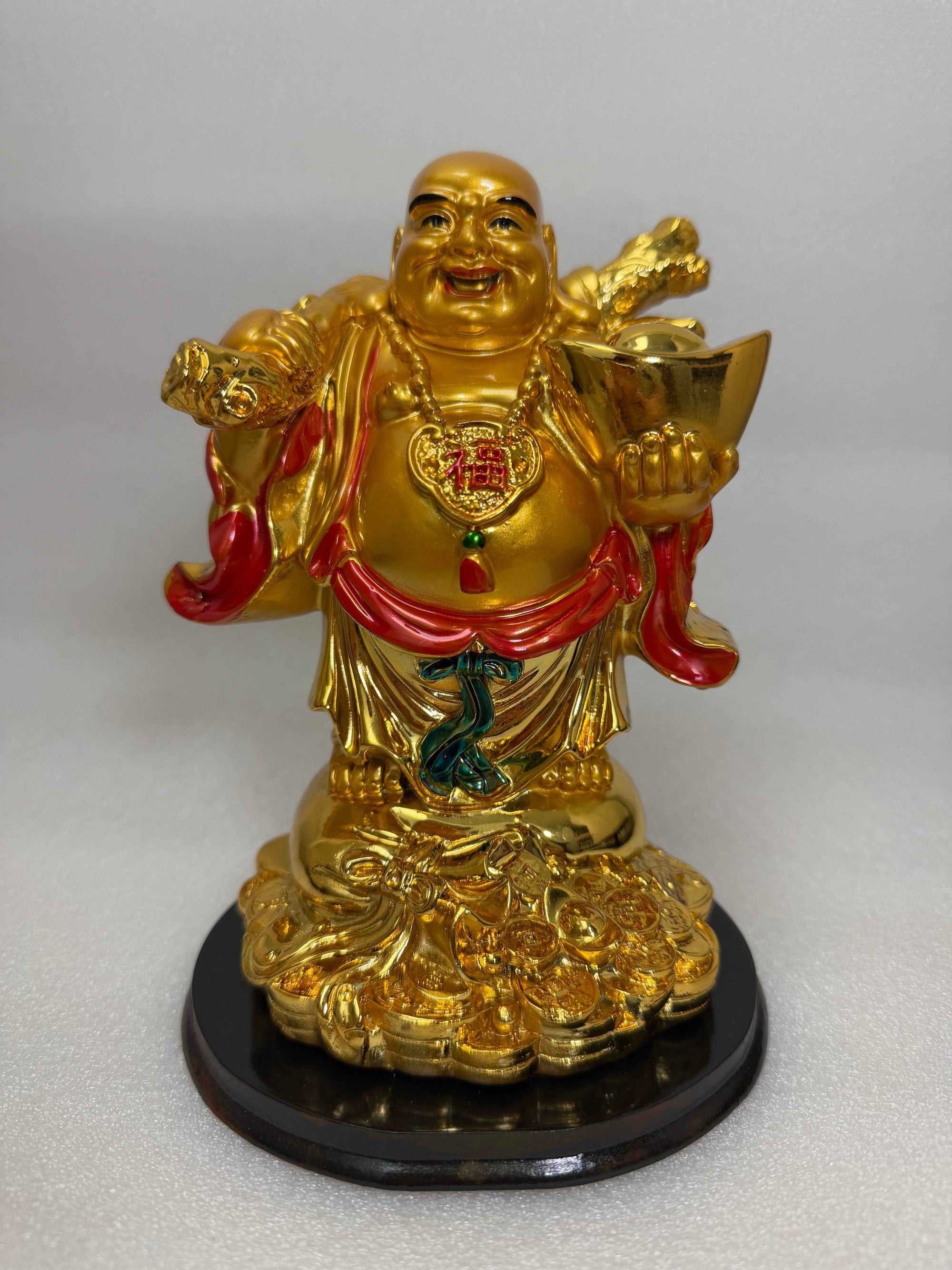 Golden Prosperity Buddha - 6"