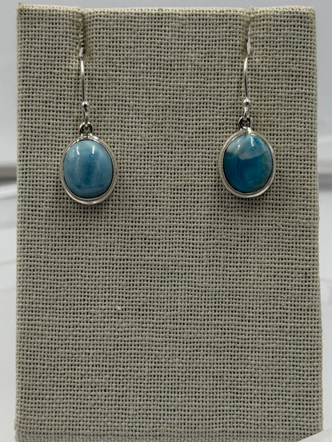 Larimar Dangle Earrings 