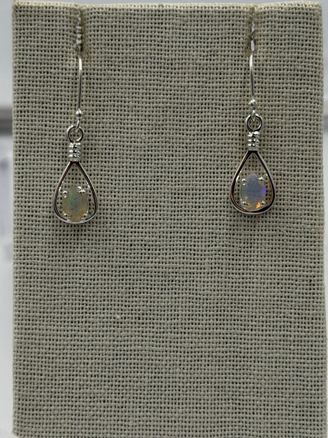 Ethiopian Opal Dangle Earrings