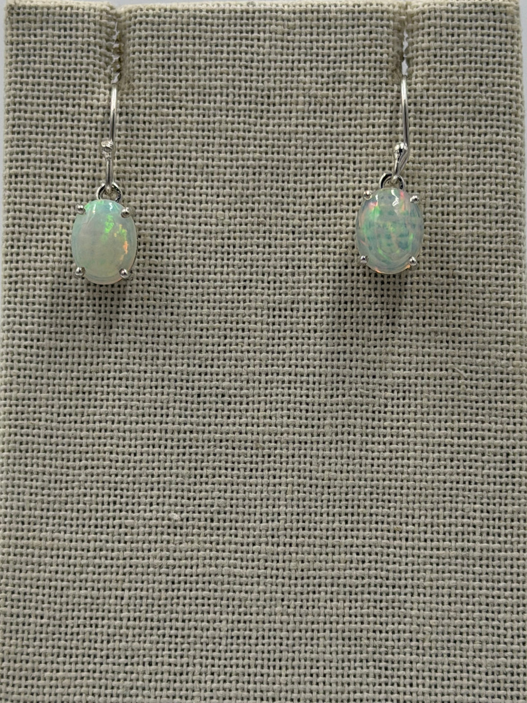 Ethiopian Opal Dangle Earrings