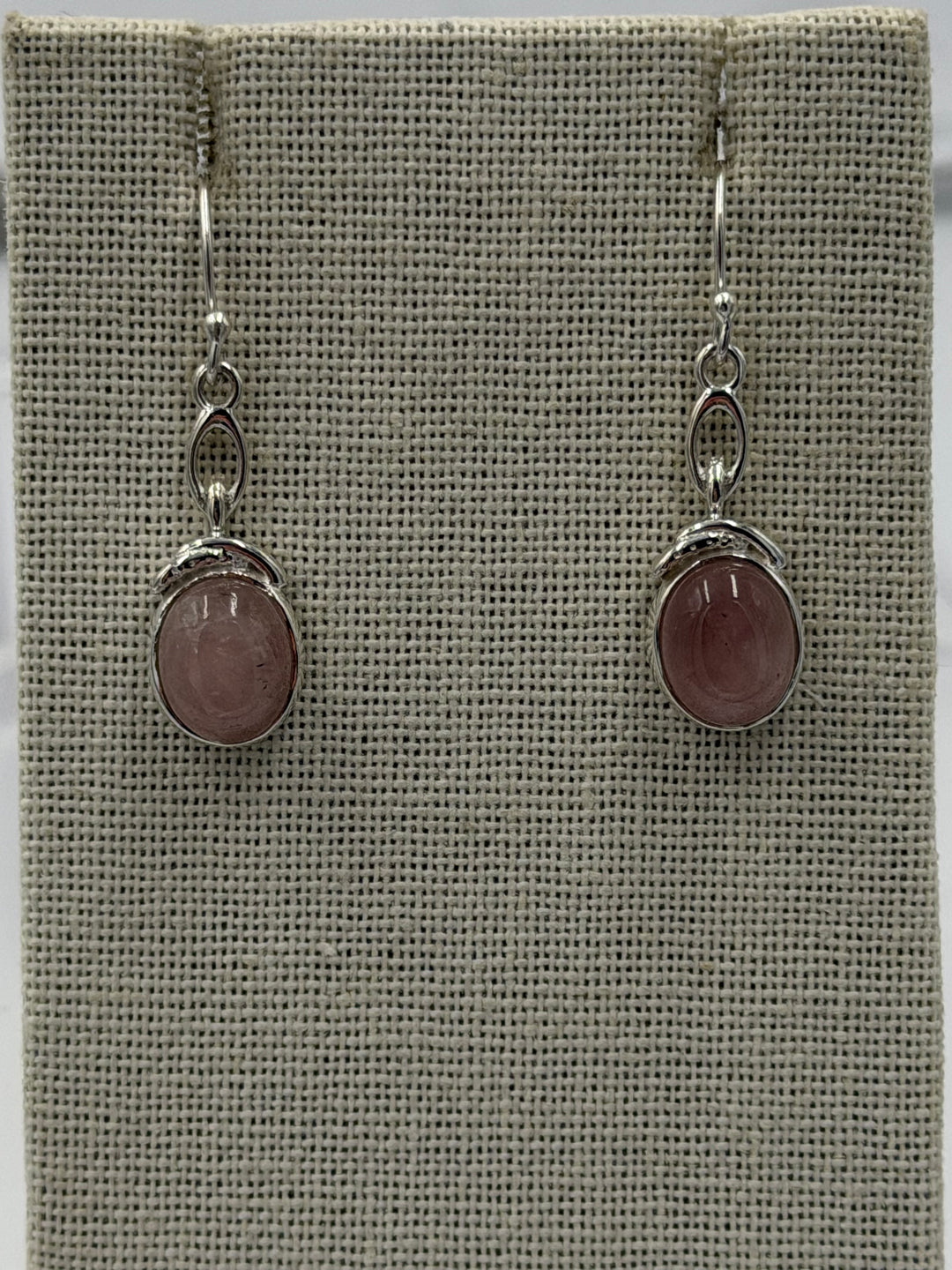 Rose Quartz Dangle Earrings