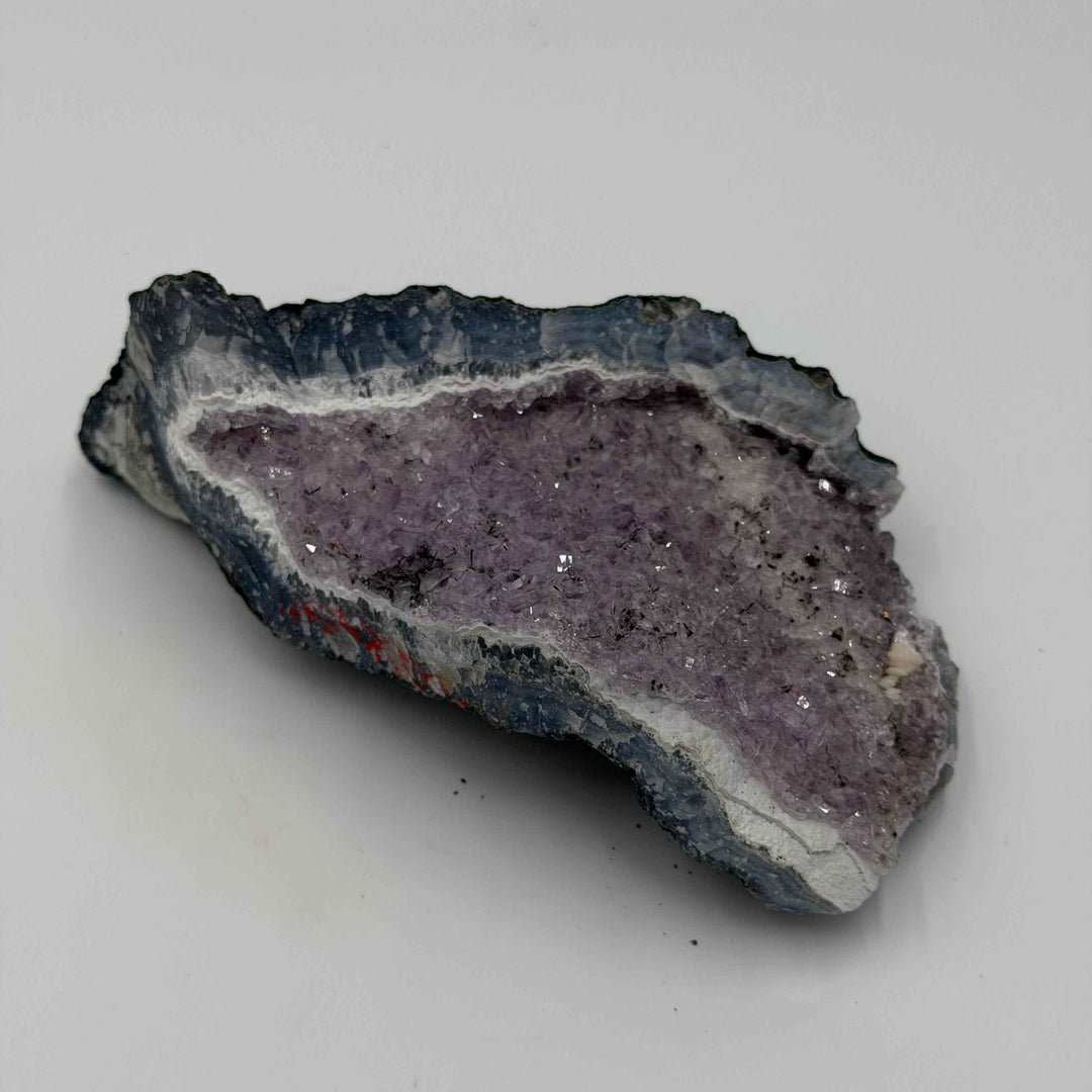 Amethyst with Agate Cluster Specimen - 545.3g