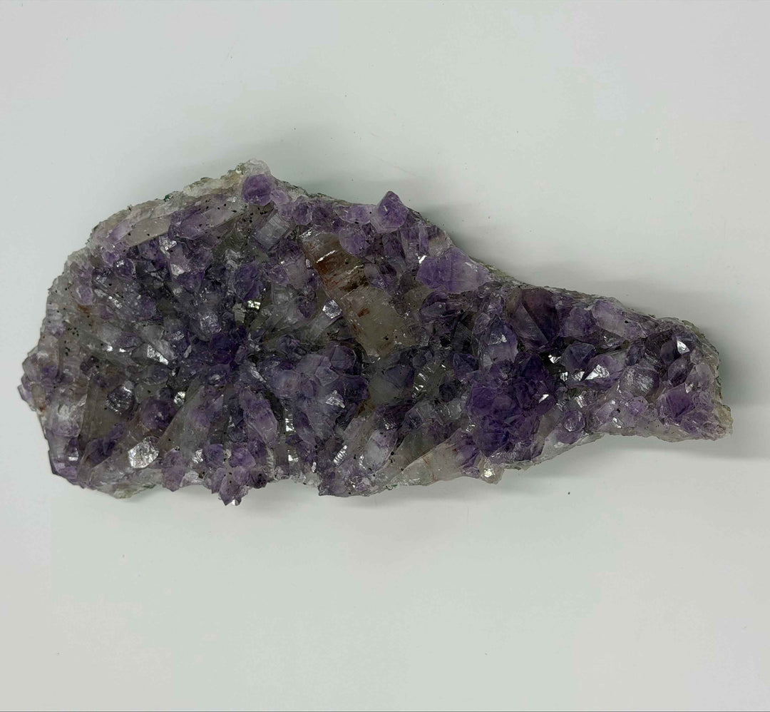 Amethyst with Red Phantom Quartz Cluster Specimen - 881.4g