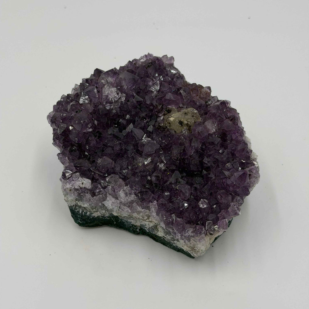 Amethyst with Calcite Cluster Specimen - 2.62lbs