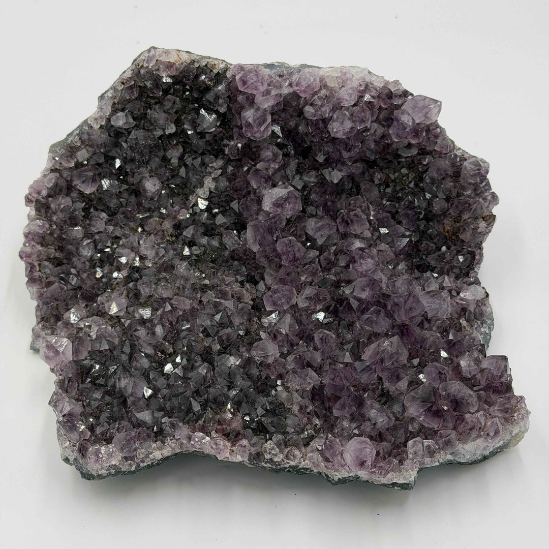 Amethyst with Calcite Cluster Specimen - 3.704lbs