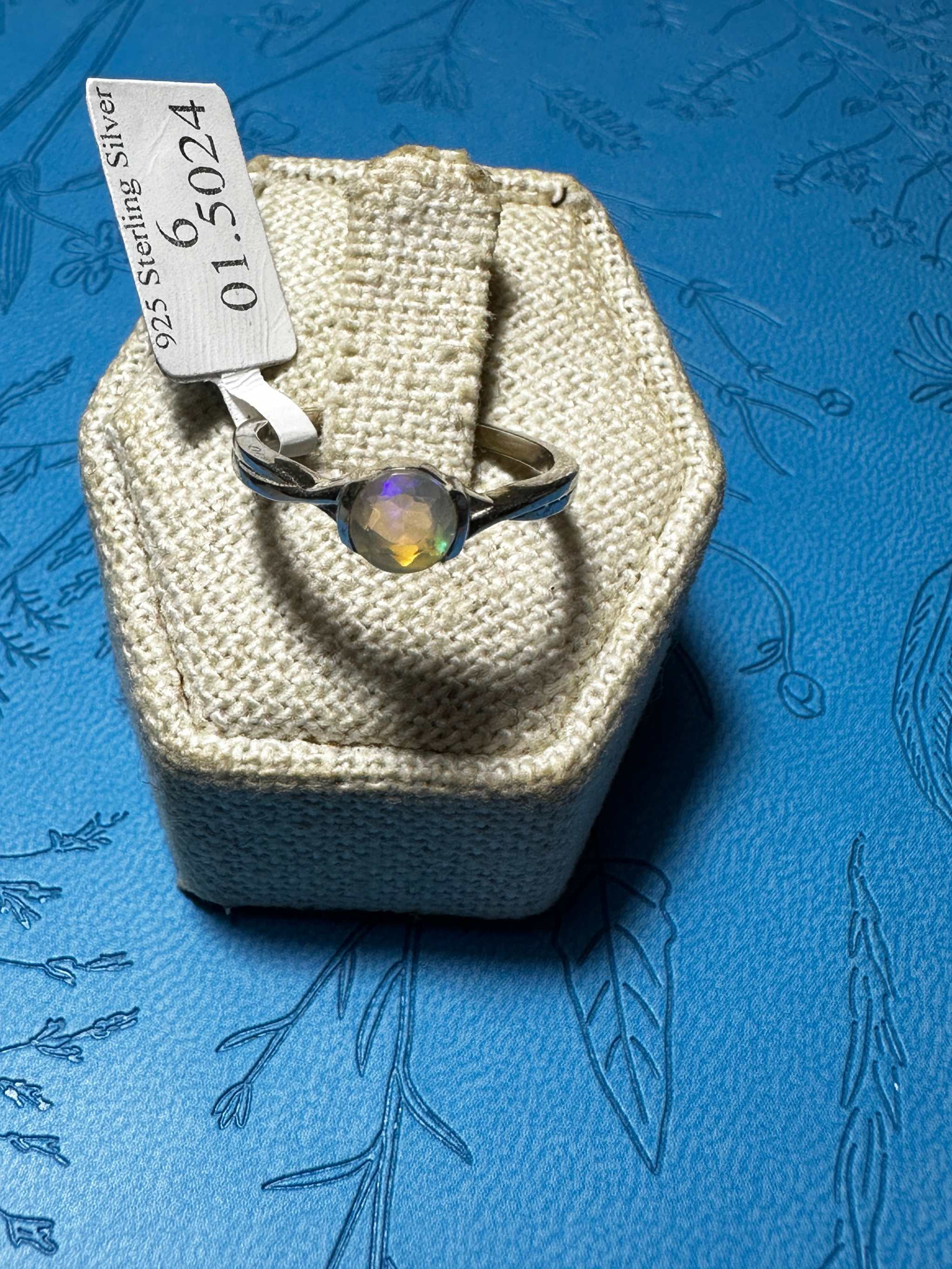 Ethiopian Opal Ring Size 6 01.5024