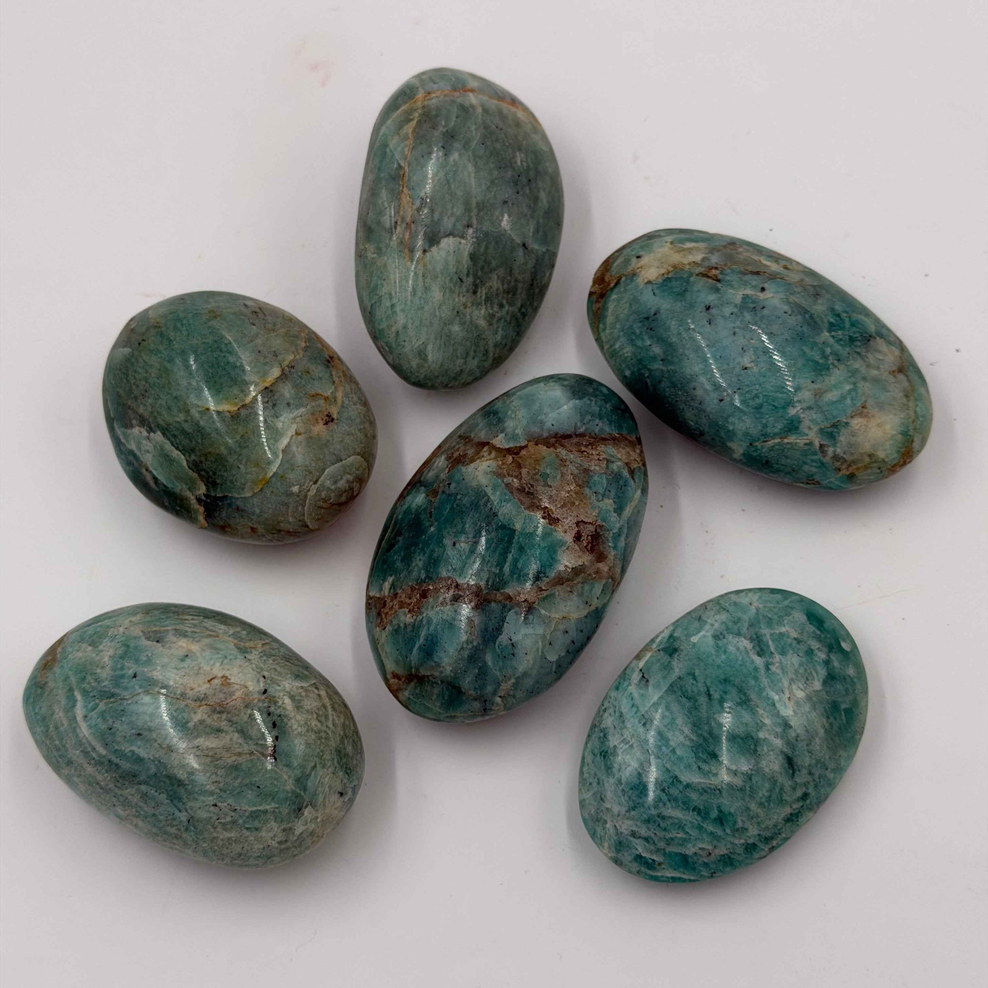 Amazonite Palm Stone