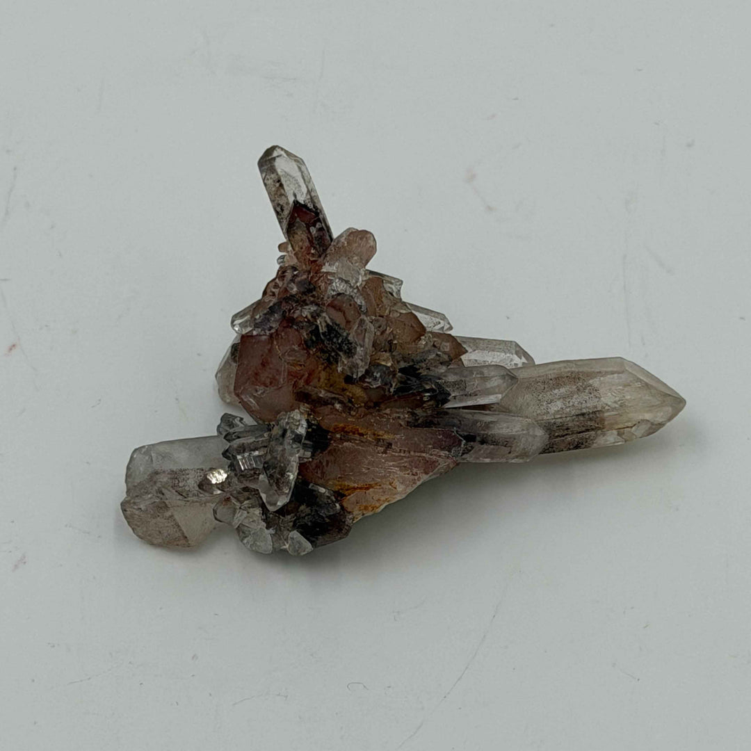 Zambian Red Hematite Phantom Quartz Specimen - 27.1g