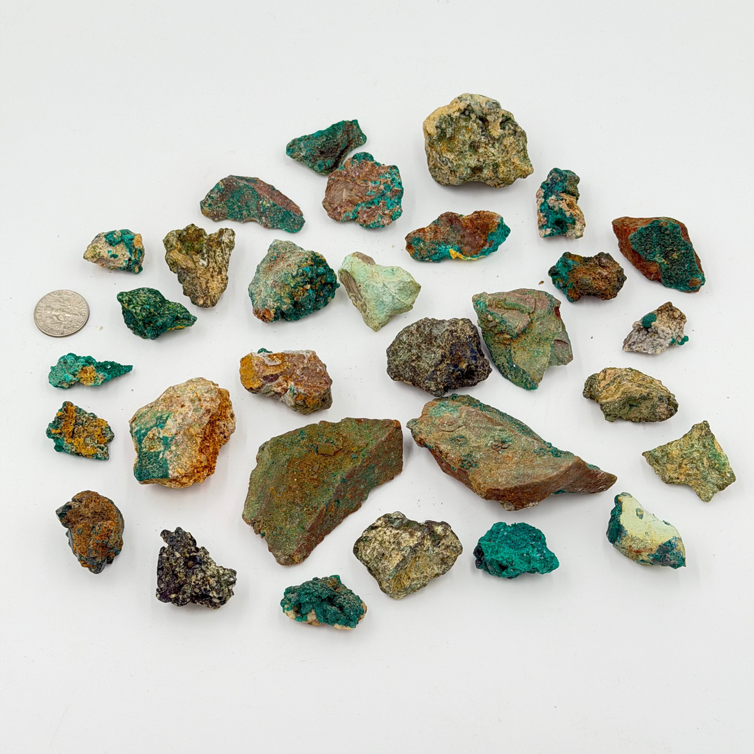 Dioptase Specimen from Congo - Assorted Sizes
