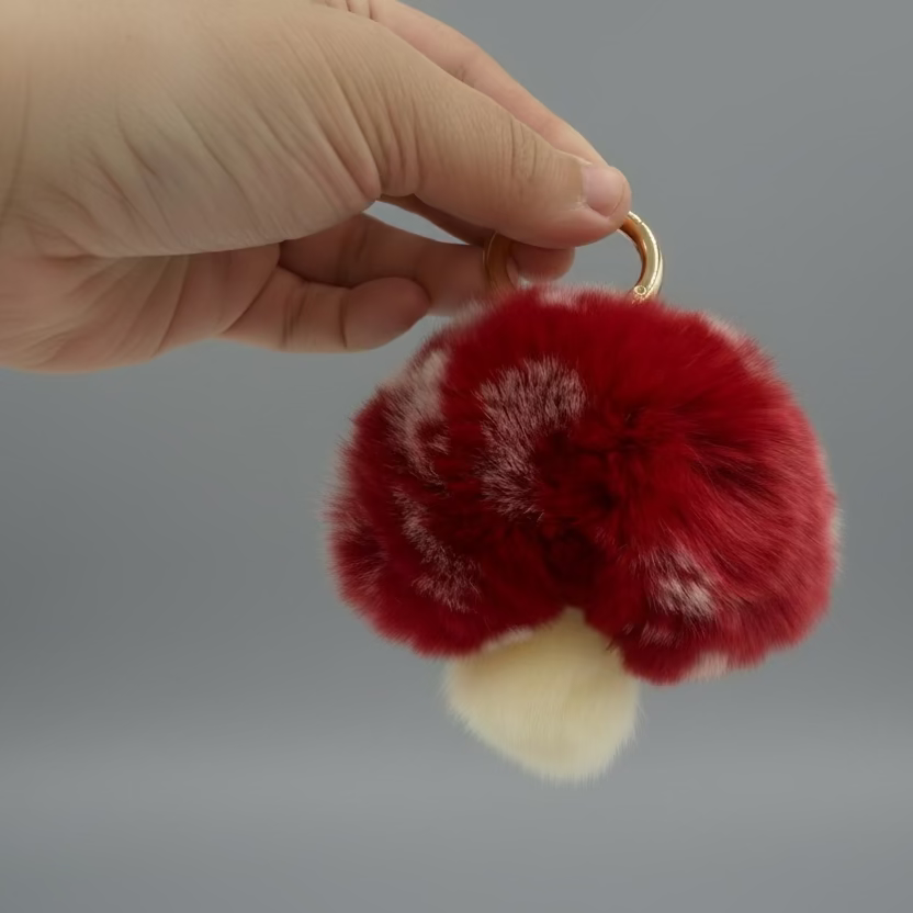 Mushroom Keychain