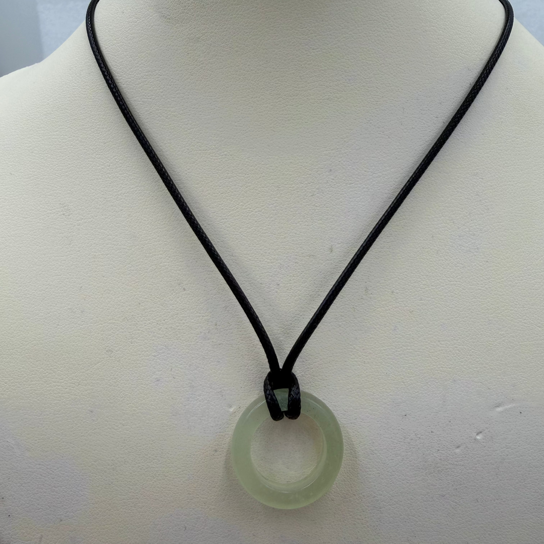 Burmese Jade Ring Necklace