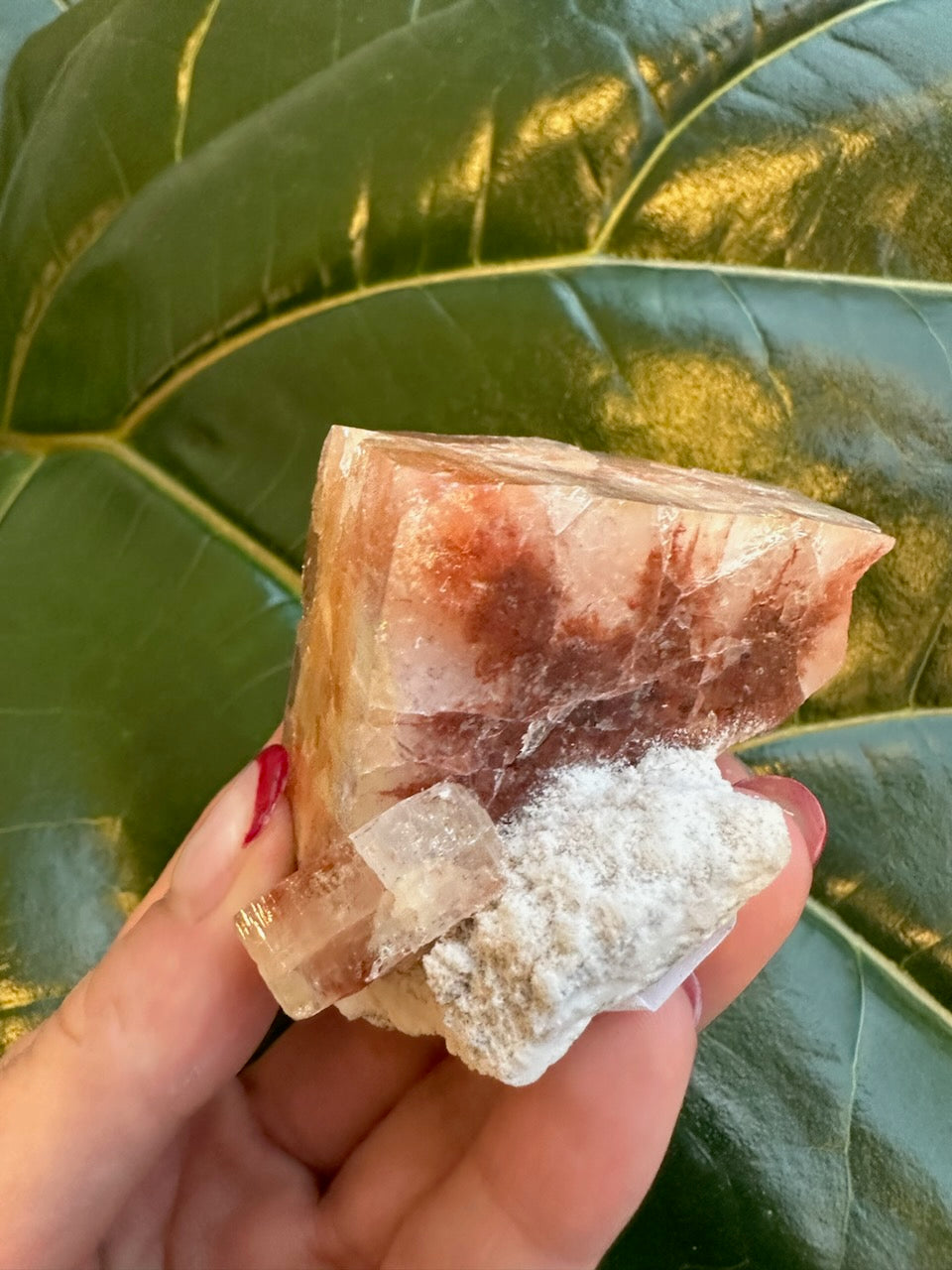 Red Apophyllite Cube (Sm)