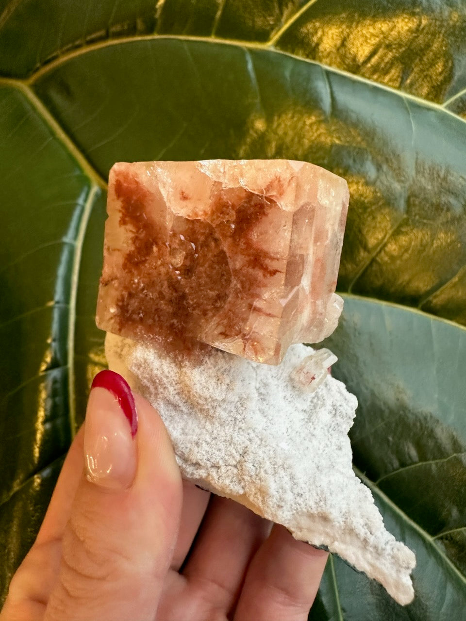 Red Apophyllite Cube (Sm)