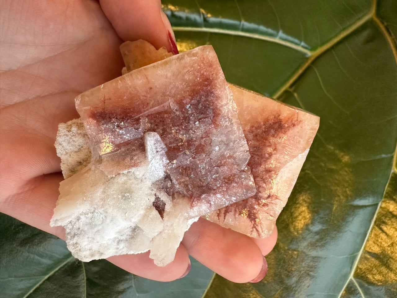 Red Apophyllite Cube (Sm)