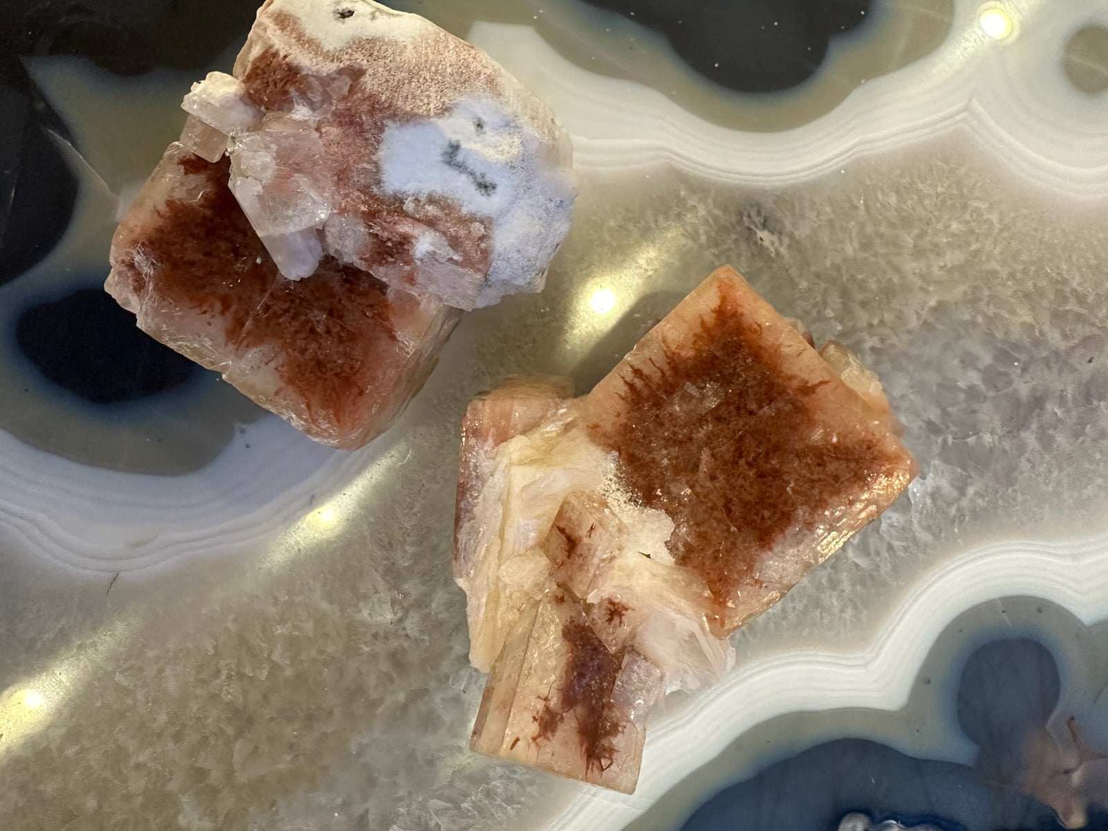 Red Apophyllite Cube (XL) from Pune, India