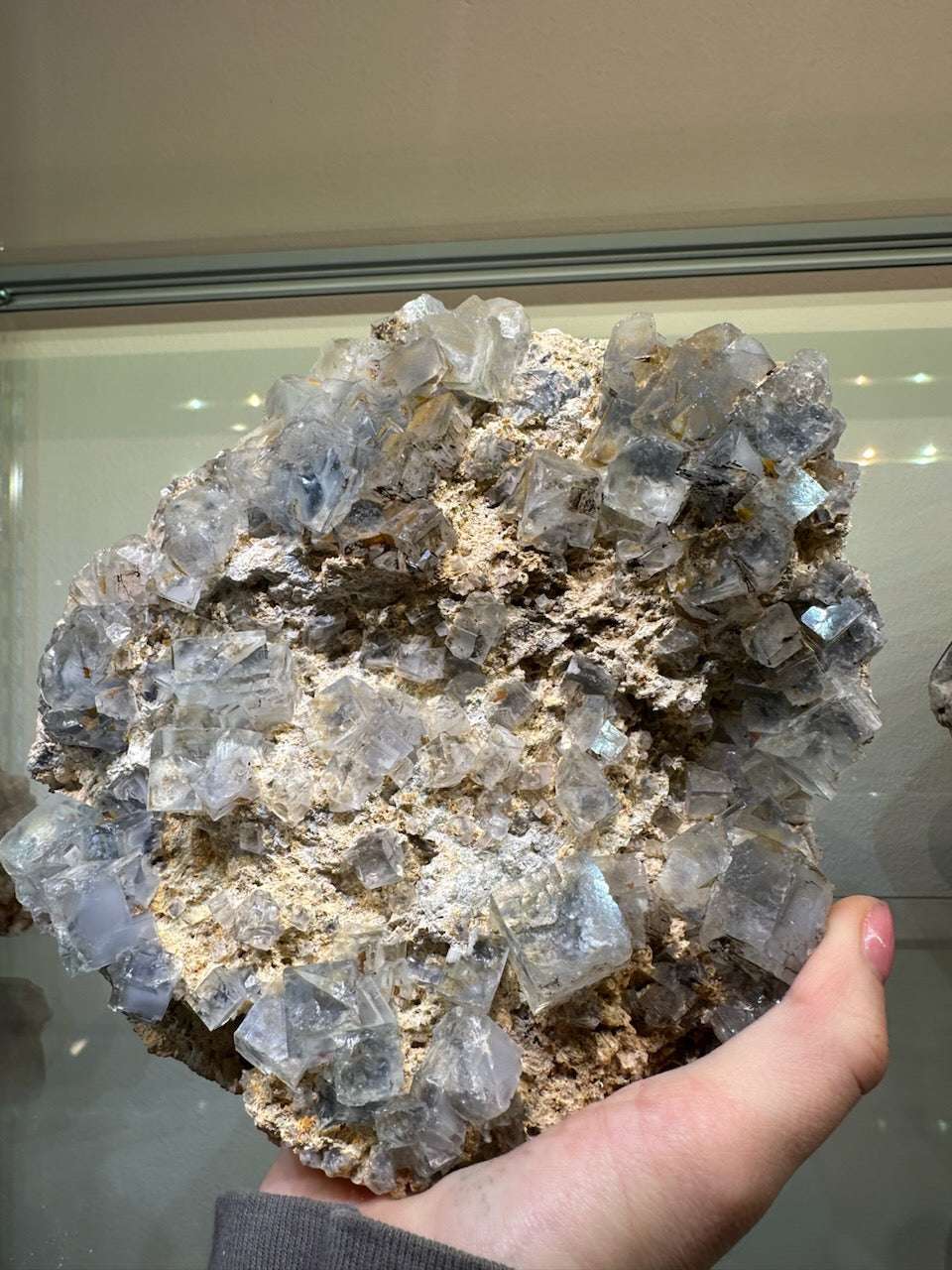 Blue Fluorite on Matrix 1.8 kg