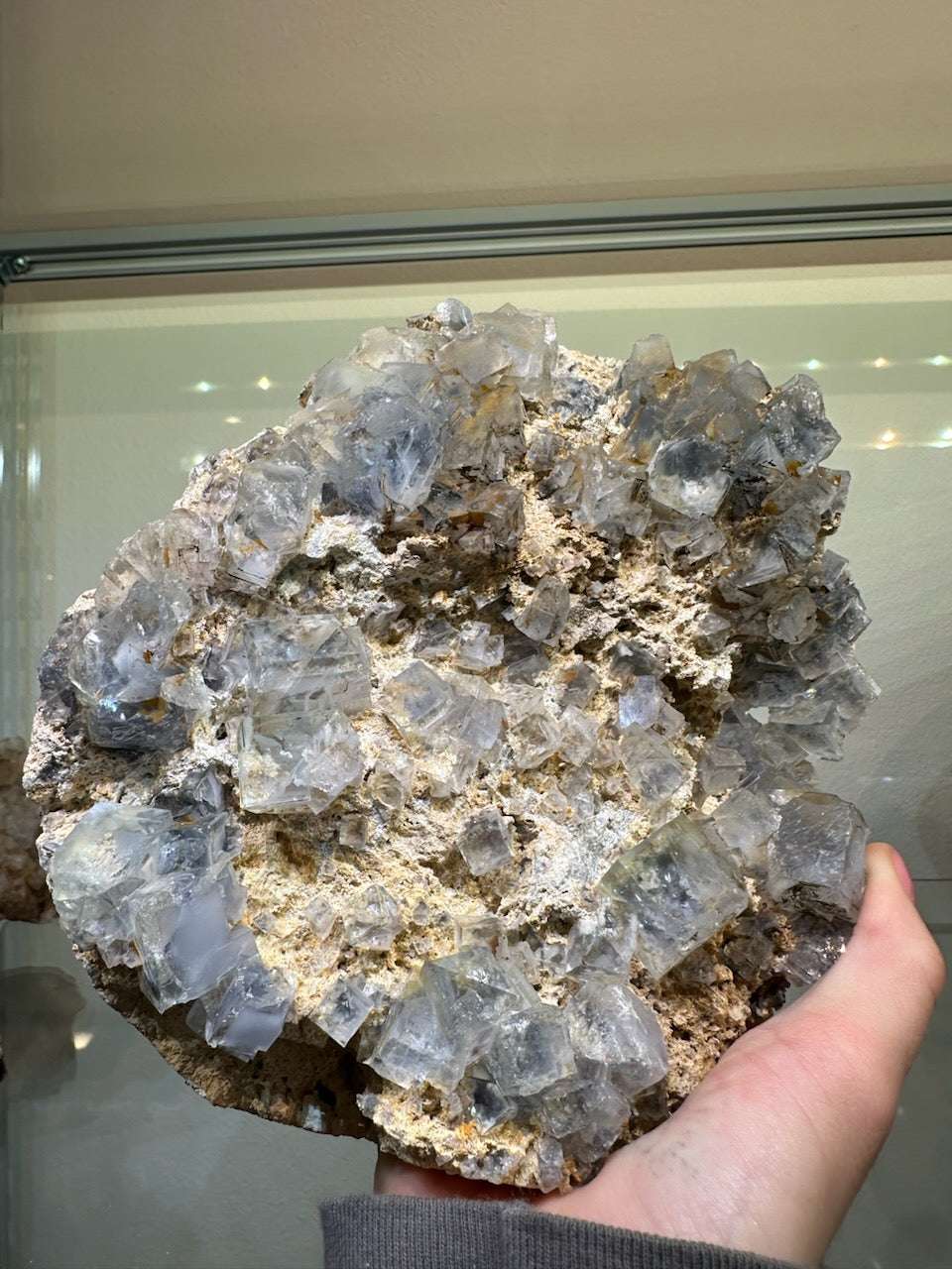 Blue Fluorite on Matrix 1.8 kg