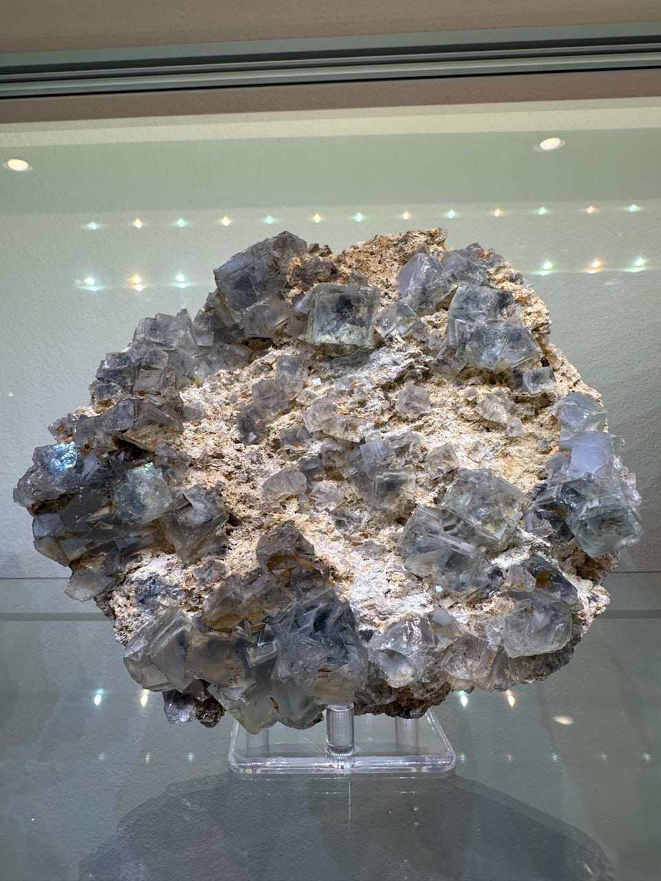 Blue Fluorite on Matrix 1.8 kg