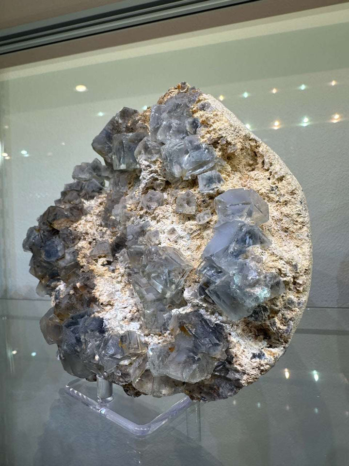 Blue Fluorite on Matrix 1.8 kg