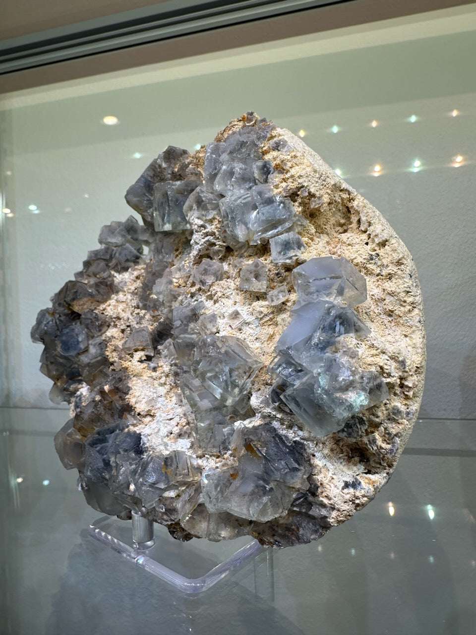 Blue Fluorite on Matrix 1.8 kg