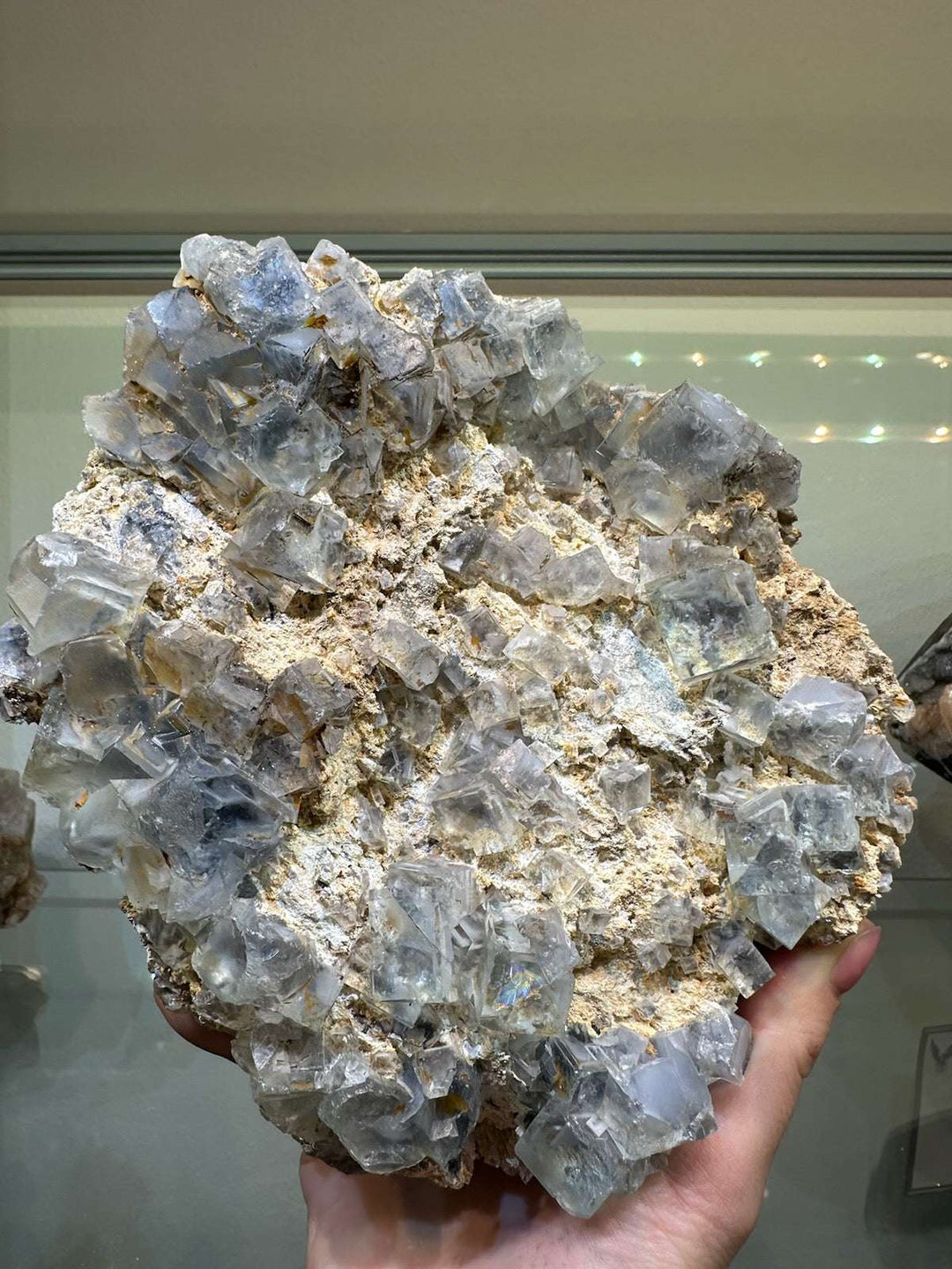 Blue Fluorite on Matrix 1.8 kg