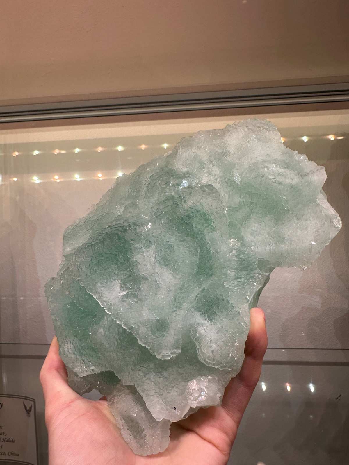 Green and White Fluorite Cluster 1.8 kg