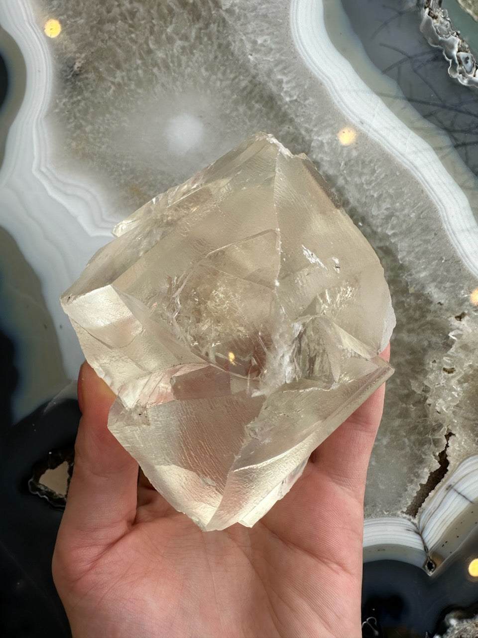 Golden Calcite Crystal from India