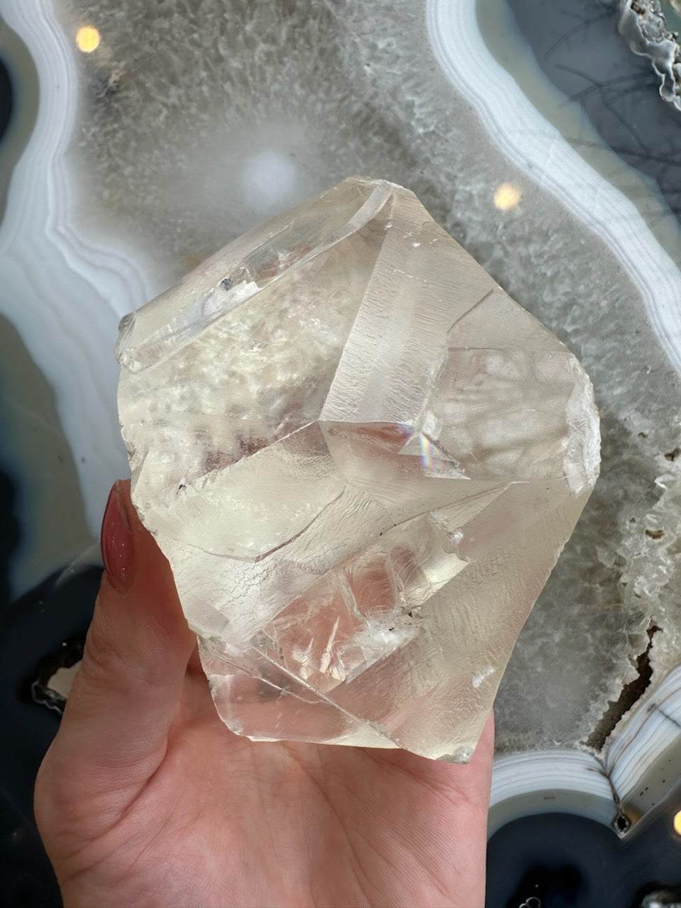 Golden Calcite Crystal from India