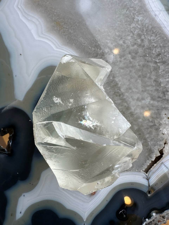 Golden Calcite Crystal from India