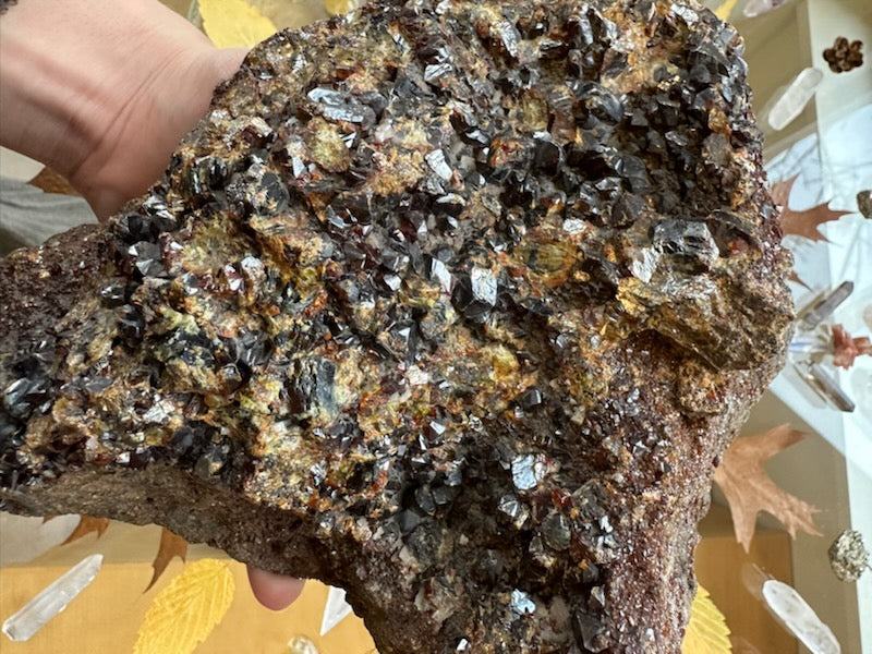 Hessonite Garnet Cluster 2.6KG WA State, USA