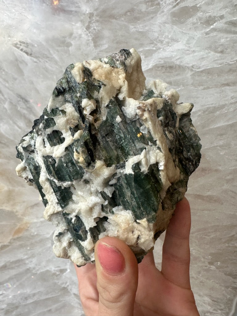 Tourmalinated Albite Cluster 1.1 kg