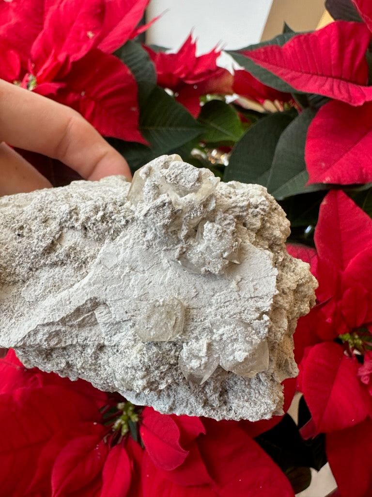 Elmwood Calcite Cluster on Matrix