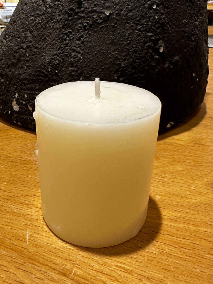 2.5" Ivory Candle ~ Paraffin, Candles, Candles