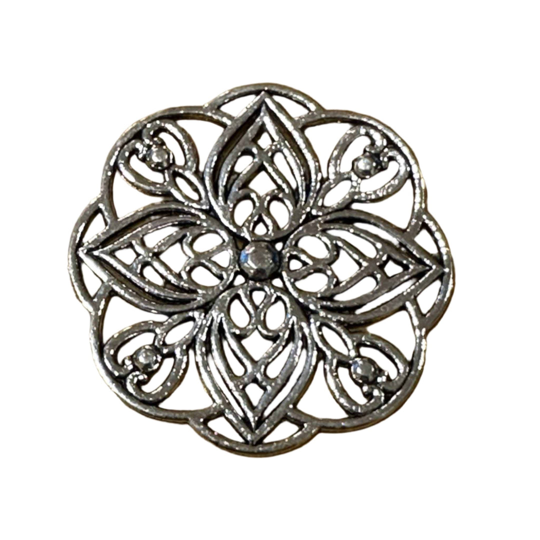Mandala Lotus Charm Beads, Beads