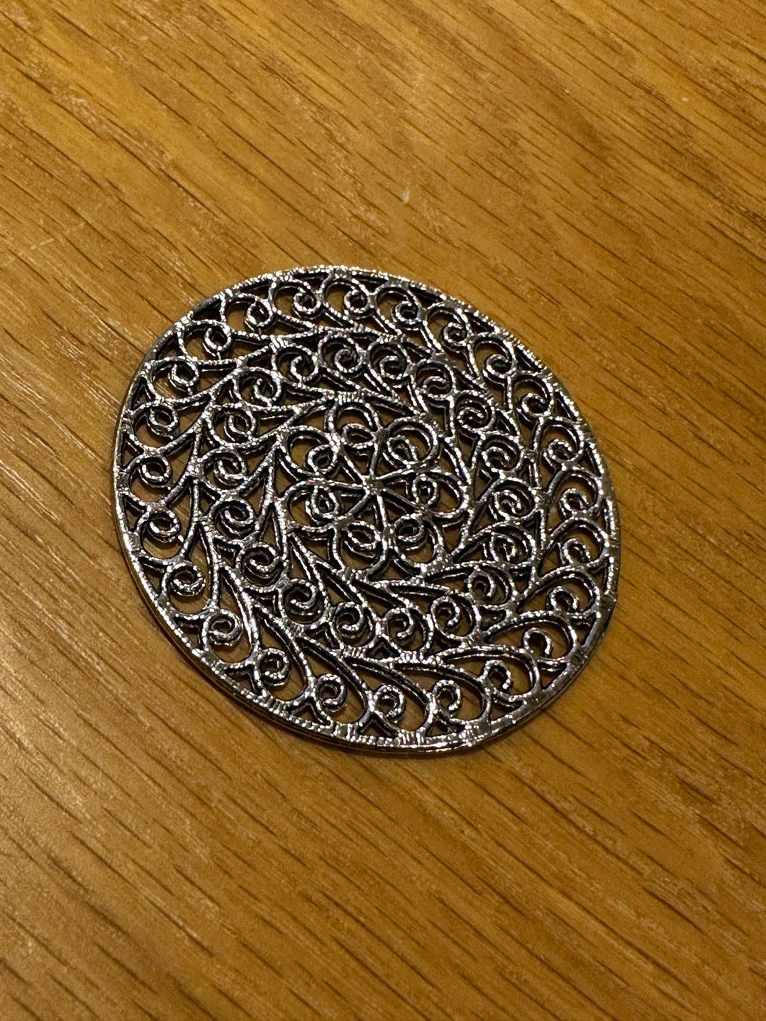 Mandala Spiral Charm Beads, Beads