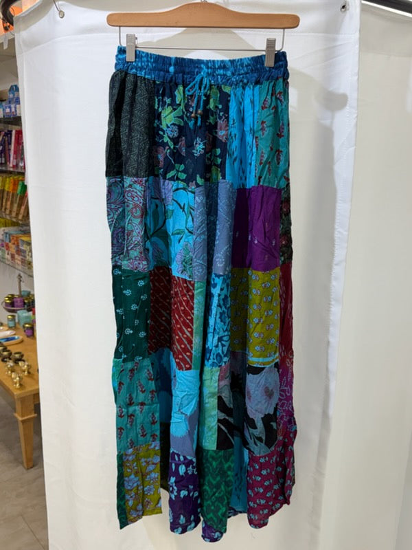Patchwork Maxi Skirt